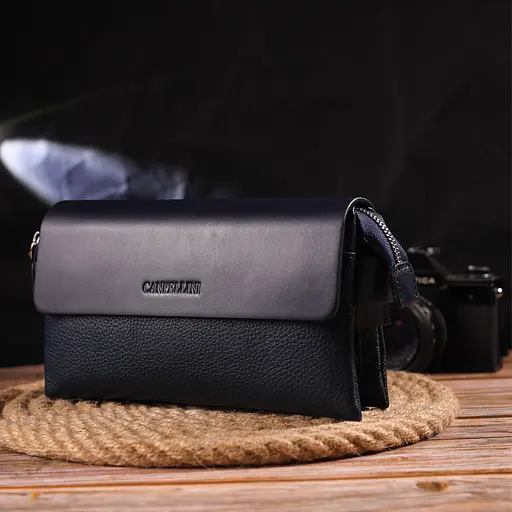 Клатч кожаный мужской Canpellini 22х12х5,5 см sum0022444 - фото 7