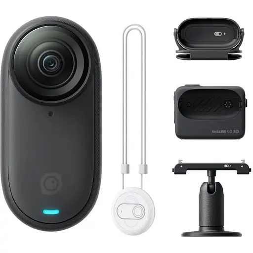 Экшн-камера Insta360 GO 3S 4K Standard Bundle 64GB Black (CINSAATA_GO3S14) - фото 6