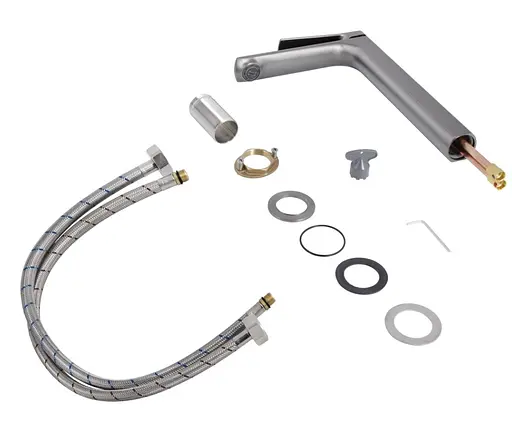 Змішувач для раковини Qtap Slavonice QTSLA269GMB45925 Gunmetal Black PVD - фото 3