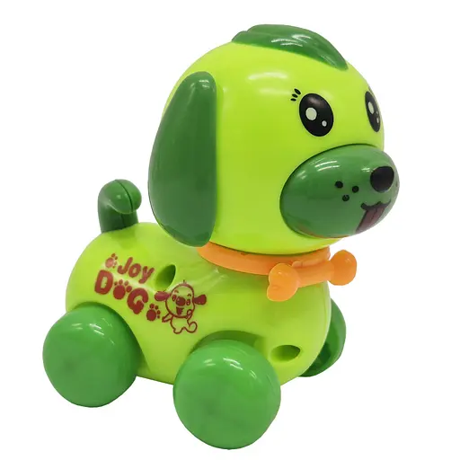 Заводная игрушка "Собачка" Bambi 665 8 см Зеленый - фото 1