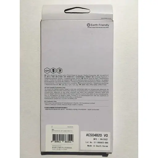 Оригинальный противоударный чехол Spigen Ultra Hybrid для iPhone 14 Pro Max Sierra Blue ACS04820 прозрачный - фото 5