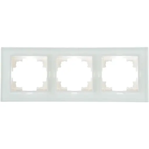 Рамка Brille тройная зеленая (стекло) NB-3F gr