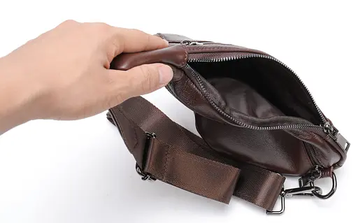 Чоловіча шкіряна сумка Vintage 31х17х2 см 000162113 - фото 10