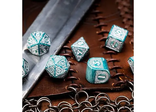 Набір кубиків Viking Modern Dice Set: Mjolnir , 7 шт. (RVIK04) - фото 6