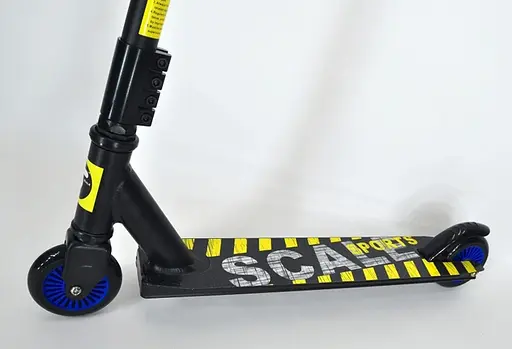 Трюковый двухколесный самокат Scale Sports Tornado на подшипниках Abec-9 (Синий) - фото 7