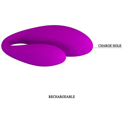 Вібратор Pretty Love Chad Vibrator 9.3 см фіолетовий - фото 2