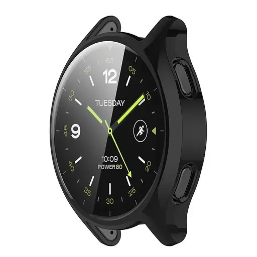 Захисний чохол Tamister для смартгодинника Xiaomi Watch 2 з плівкою чорний - фото 5
