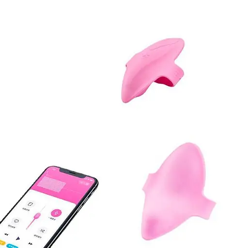 Смарт-вибратор Love Spouse в трусики для женщин с аккумулятором 80 мм USB красный - фото 3