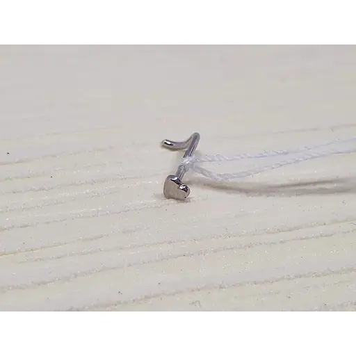 Срібна сережка-пірсинг в ніс Silvex 925. ПР2/003 - фото 2