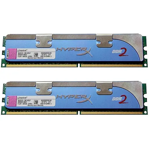 Оперативна пам'ять Kingston HyperX 4GB (2 x 2GB) DDR2 1066MHz PC2-8500 CL5 2.3v Б/В