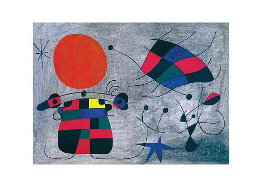 Пазл EuroGraphics Улыбка с ярких крыльев Жоан Миро 1000 эл. (6000-0856) - фото 2