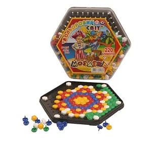 Мозаика Цветной мир, 220 элементов, ТехноК, 2070