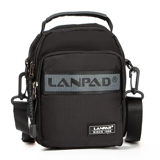 Тканинна чоловіча сумка Lanpad 15х21х8 см 000302379 - фото 3