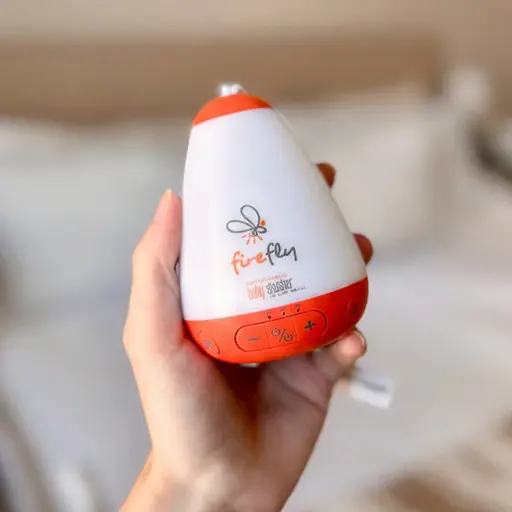 Генератор білого шуму для заспокоювання дітей та новонароджених Baby Shusher Firefly з нічником і вбудованою батареєю (1238-02) - фото 4