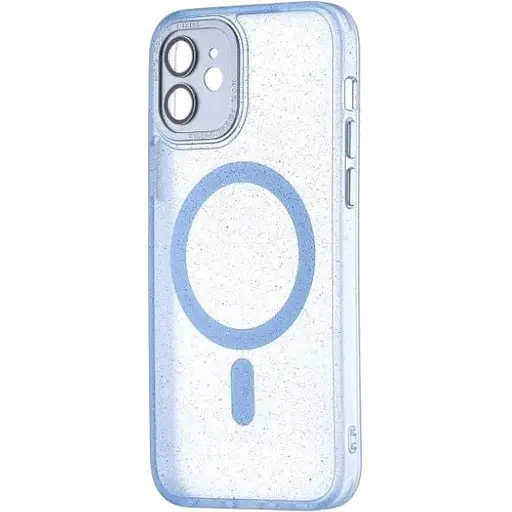Чохол-накладка DK для Apple iPhone 12 MagSafe Composite Matte Splash (blue)