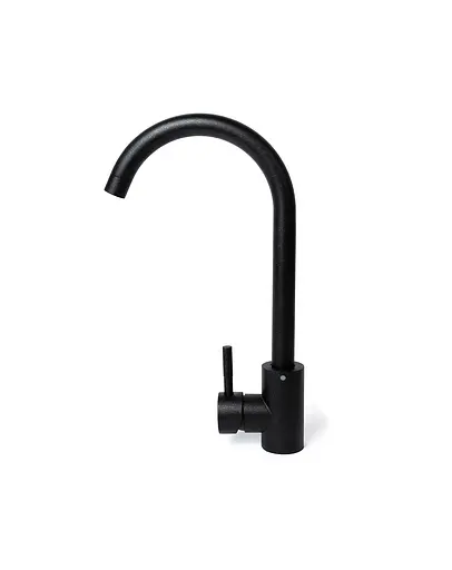 Смеситель для кухни Adamant SA-01 чёрный металлик, Черный - фото 2
