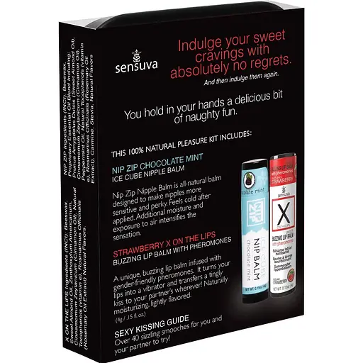 Подарочный набор Sensuva Lips & Nips (chocolate strawberry) - фото 2