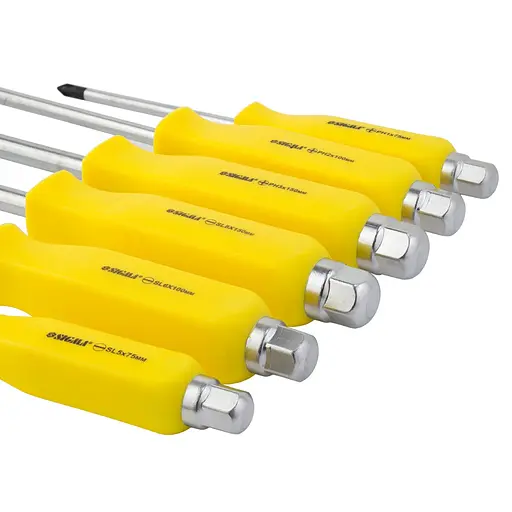 Набор отверток ударных Sigma под ключ 6шт CrV 4001141 - фото 3