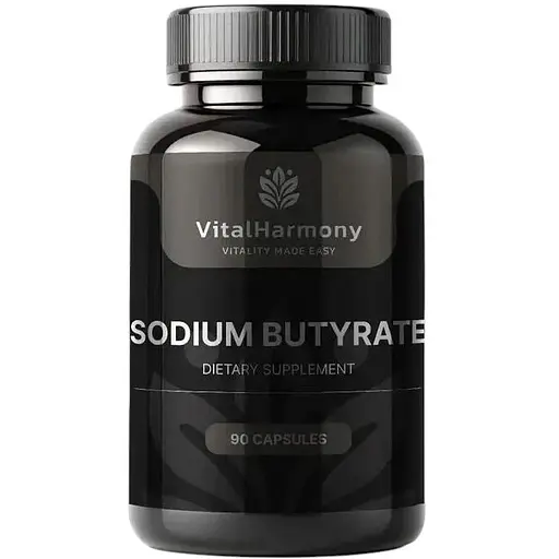 Бутират натрію VitalHarmony Sodium Butyrate, 90 капсул
