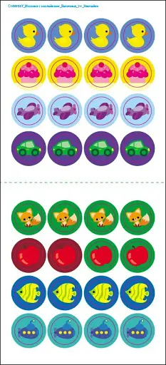 Мозаїка з наліпок. Величина. Для дітей від 2 років - фото 2