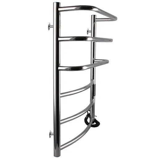 Електрична рушникосушка Unio LKD ЕU 700-500-6 Драбинка Каскад Дуга, Хром, Праве, Електронний - фото 4