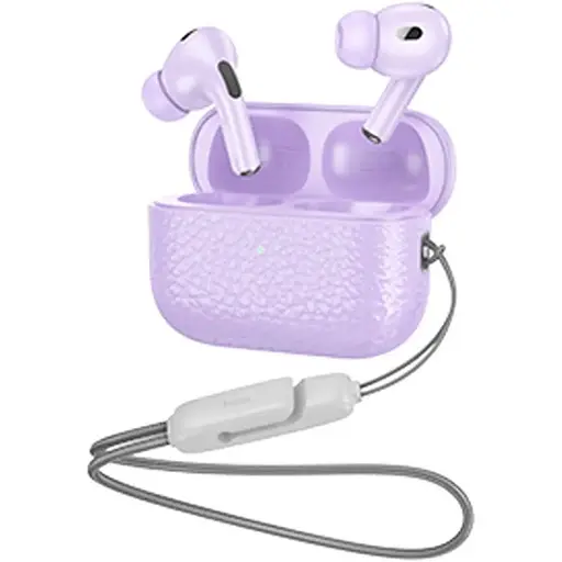 Бездротові TWS навушники Hoco EQ9, вакуумні, BT5.3, 40mAh, 300mAh, 7h, purple