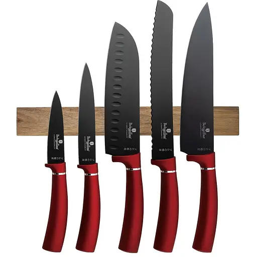 Набор ножей Berlinger Haus Metallic Line Burgundy Edition (BH-2886)