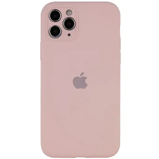 Чехол Silicone Case Full Camera Protective AA для Apple iPhone 12 Pro Max 6.7 Розовый/Pink Sand - фото 1