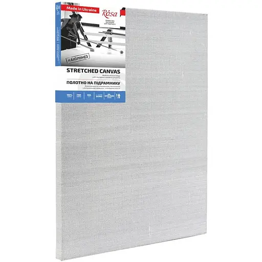 Подрамник Rosa 20×30 см модуль №1 среднее зерно масляная грунтовка лен