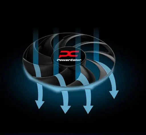 Видеокарта PowerColor AMD Radeon RX 9070 XT 16GB Reaper (RX9070XT 16G-A) (RX 9070 XT 16G-A) (GDDR6, 256 bit, PCI-E v5.0 x16) - фото 7