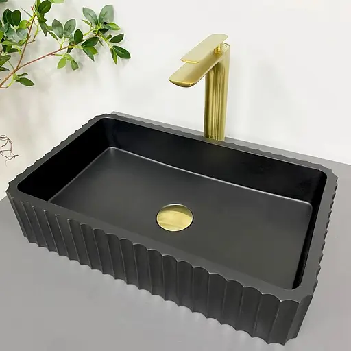 Умивальник VBI Florentia black matt накладний VBI-015001, Чорний матовий - фото 1