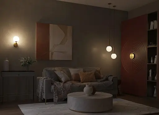 Підвісний світильник MJ-Light FARO 180 GD 16008 - фото 3