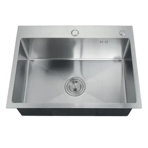 Кухонна мийка Zerix ZH5843-215.SUS304 MX1583, Нержавіюча сталь - фото 1