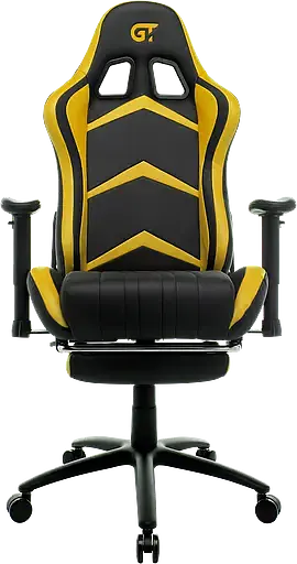 Геймерское кресло GT Racer черное с желтым (X-2534-F Black/Yellow) - фото 2