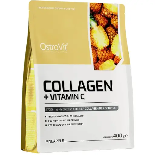 Натуральна добавка OstroVit Collagen Vitamin C Ананас