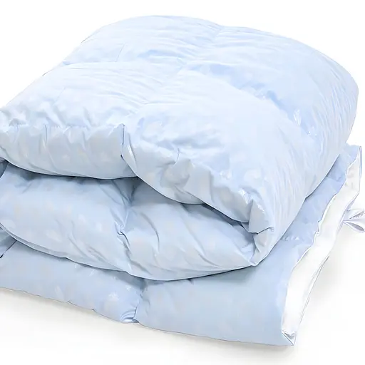 Одеяло пуховое MirSon Karmen №1861 Bio-Blue 50% пух king size 240x220 голубое (2200003014884)