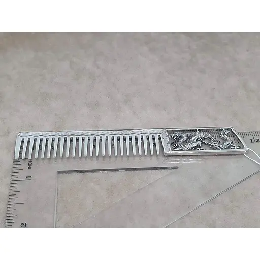 Срібний гребінець Дракон Ірій. 9308 - фото 4