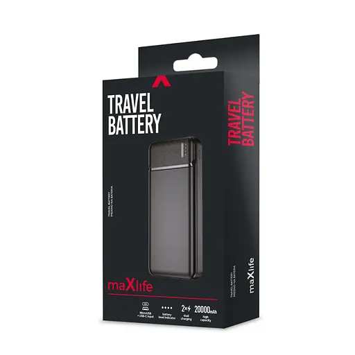 Повербанк Maxlife Power Bank MXPB-01 20000 mAh - фото 5