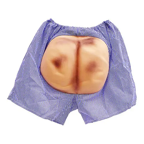 Накладна попа в шортах - фото 1