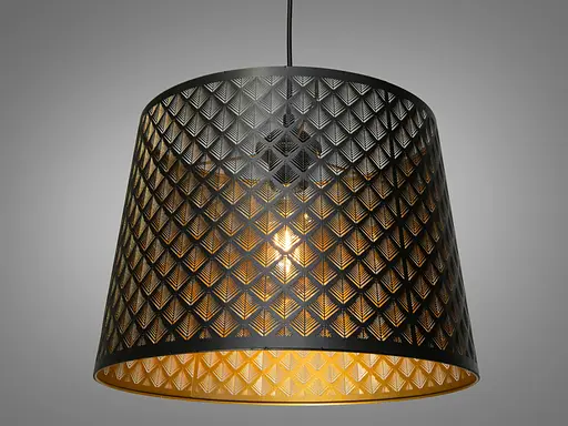 Новинка светильник подвес в стиле Лофт "Геометрия", черного цвета - фото 3