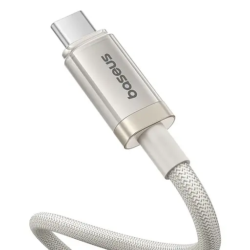 Дата кабель Baseus Titanium Alloy Fast Charging Type-C to Lightning 20W (1m) (P10378101) Galaxy Titanium Gold - фото 2