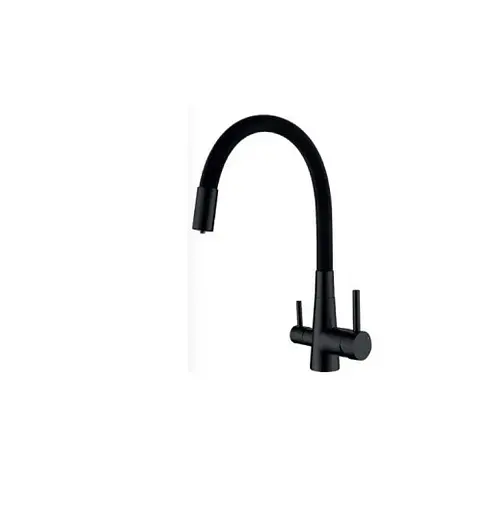 Змішувач для кухні Mixxus SUS-021 BLACK REFL.BLACK з виходом для питної води (MI6214) - фото 1