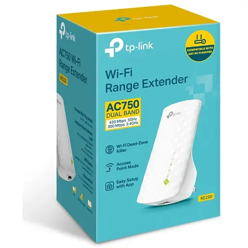Ретранслятор WI-FI TP-Link RE220 - фото 6