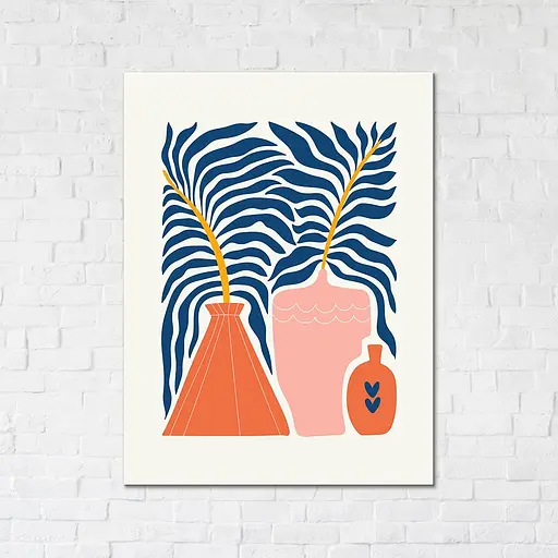 Картина-постер Brushme Абстрактный натюрморт на холсте 30 x 40 см - фото 1