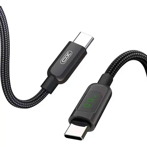 Кабель с экраном XO NB-Q203B Digital display data type-c cable 60W черный