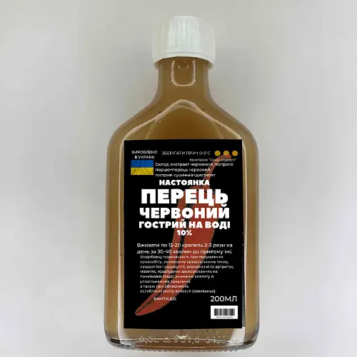 Водная настойка на красном остром перце 200 мл - фото 1