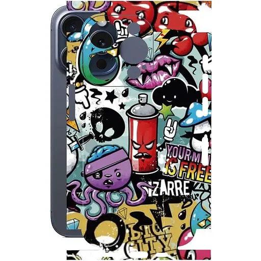 Захисна плівка StatusSKIN для Apple iPhone 15 Pro Корпус Вініл Графіті - фото 1