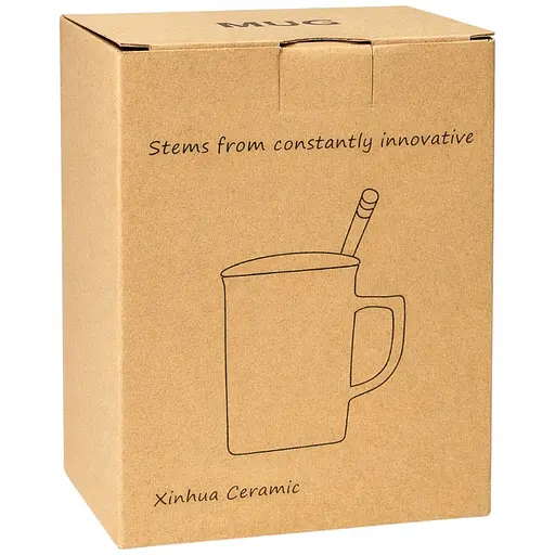 Чашка Led Love is C с бамбуковой крышкой и ложкой 360 мл (B060494) - фото 3