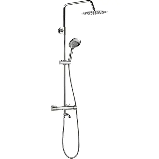 Душевая система VBI Milano chrome с термостатом и изливом VBI-050111CH, Хром - фото 1