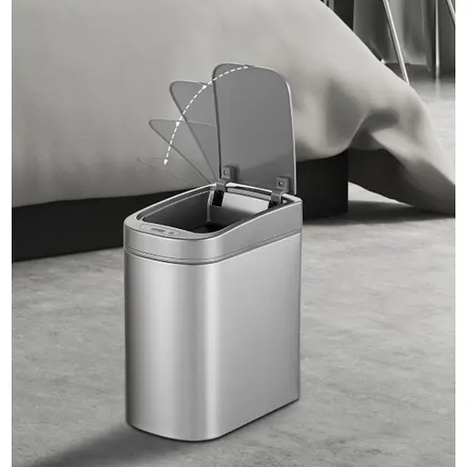 Розумний кошик для сміття Ninestars DZT-7-2 Sensor Trash Can Space Silver [151954] - фото 4